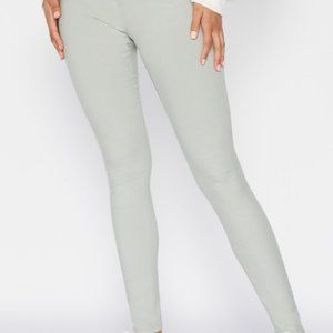 YMI Women's Hyperstretch Midrise Skinny Aloe L